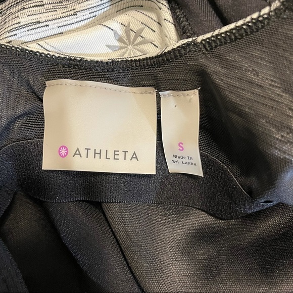 Athleta Black White Side Crunch and Punch Tank Top - Picture 8 of 9